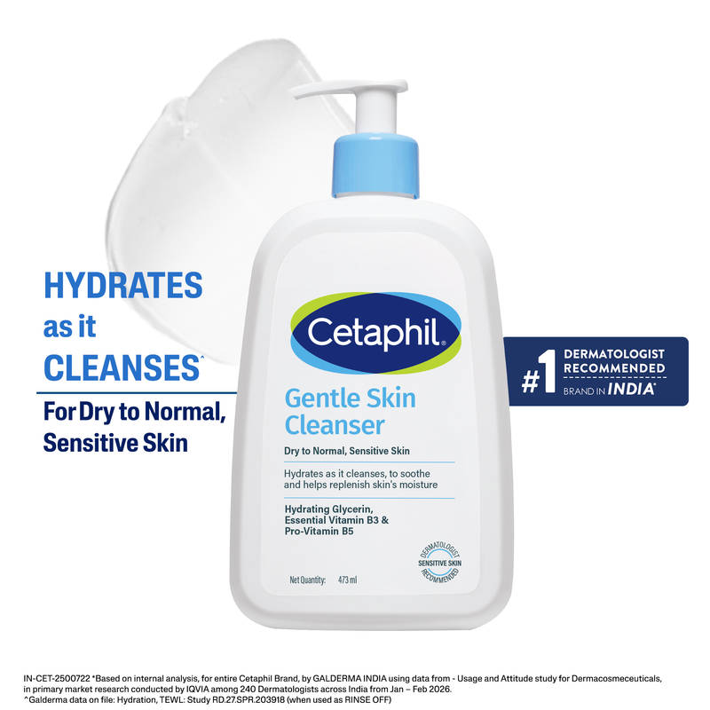 Cetaphil Gentle Skin Cleanser For Normal, Dry Skin Hydrates And Softens