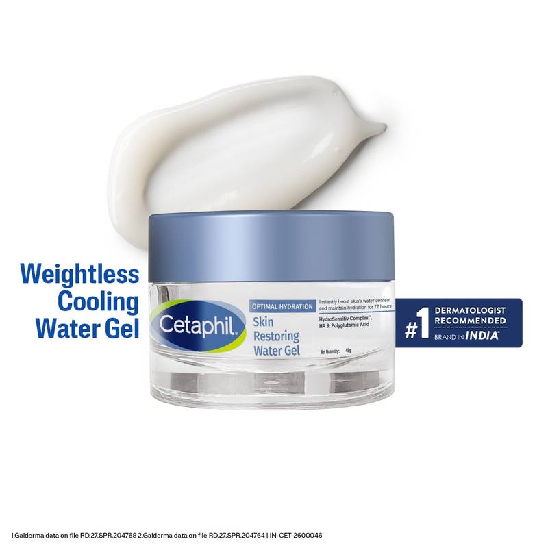 Cetaphil Optimal Hydration Restoring Water Gel - Hydrosensitive Complex For 72H Hydration