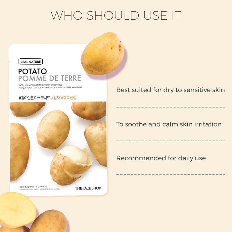 potato face mask