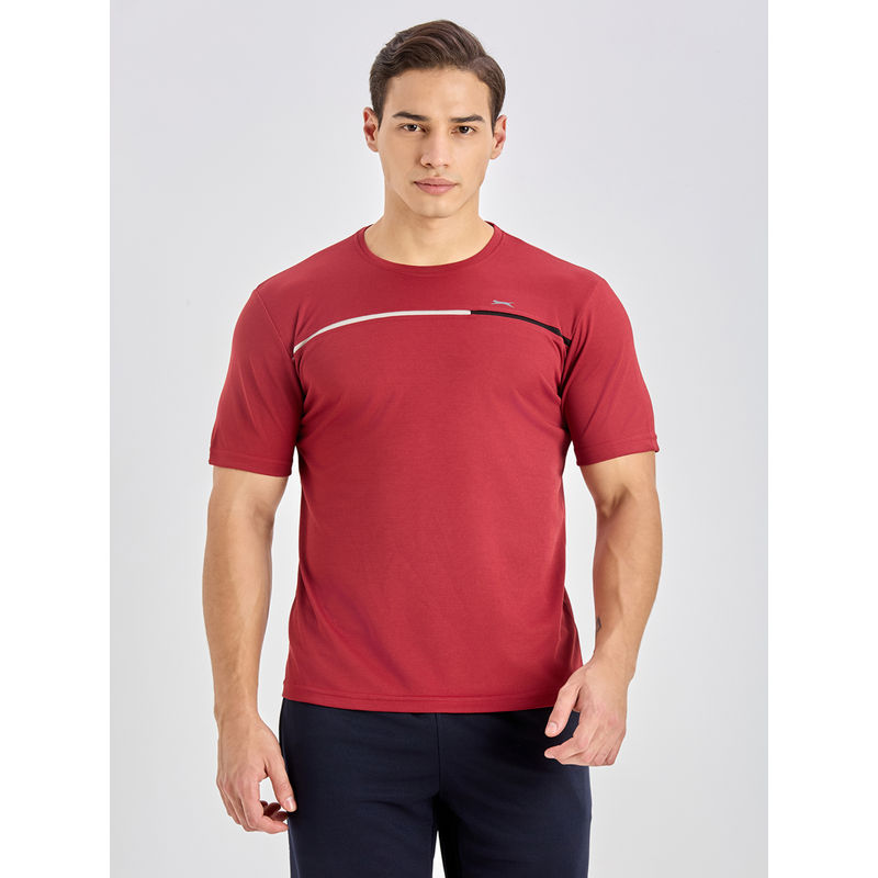 Black Panther Red Activewear T-Shirt for Men (M)