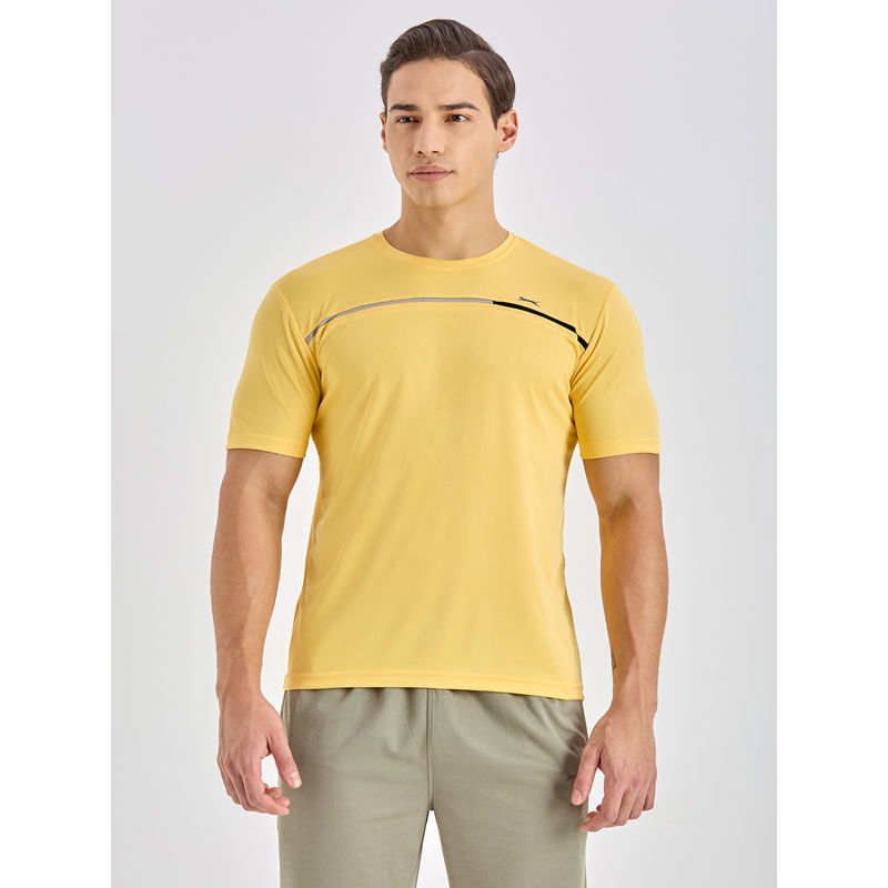 Black Panther Yellow Activewear T-Shirt for Men (XL)