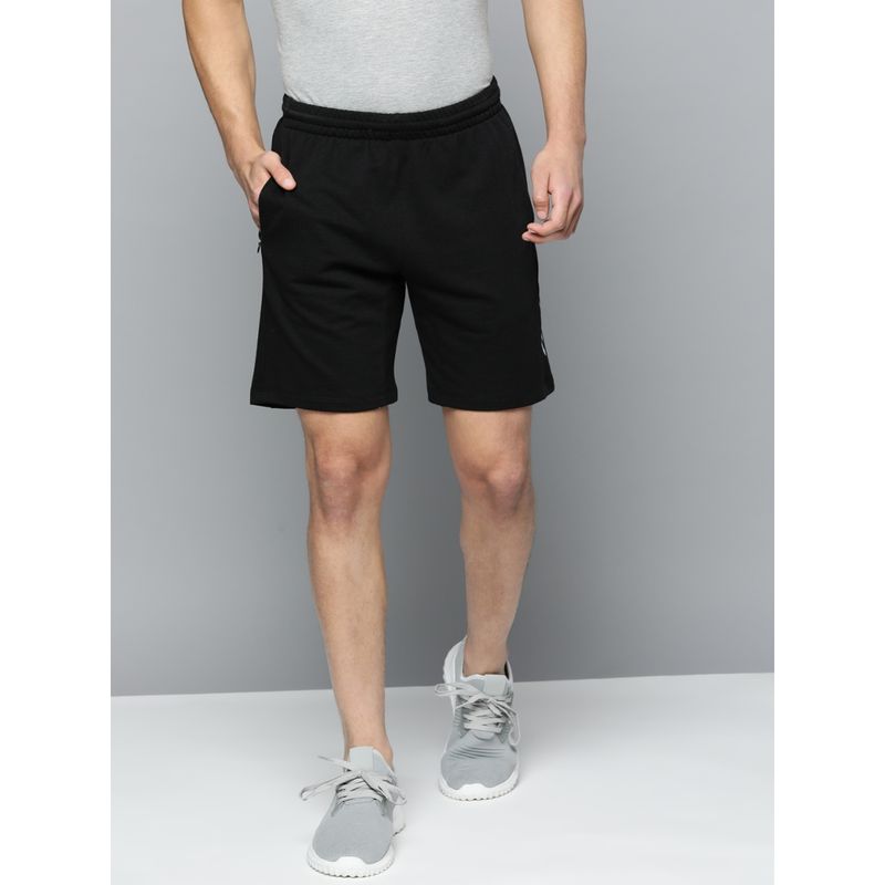 Alcis Men Black Slim Fit Sports Shorts (M)