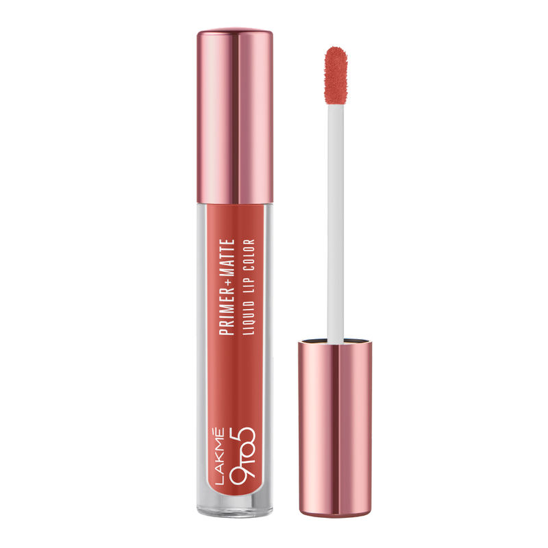 Lakme 9to5 P + M Liquid Lip Color MP4 Salmon Pink Buy Lakme 9to5 P