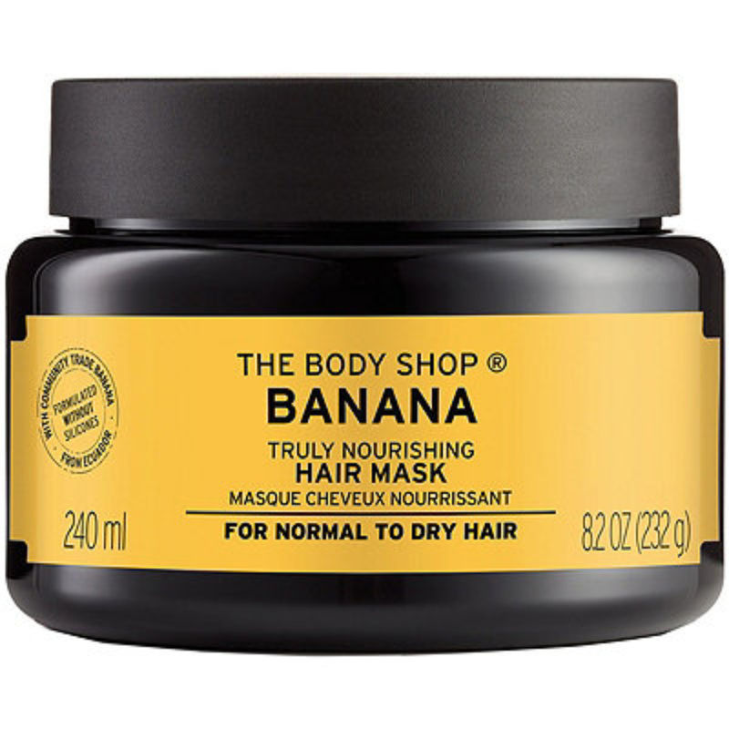 Buy The Body Shop Banana Truly Nourishing Hair Mask  240 ml Online At Best  Price  Tata CLiQ