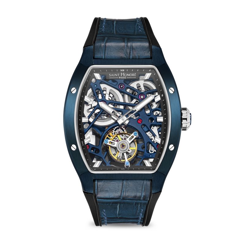 Saint Honore MONCEAU Limited Edition SAPPHIRE CRYSTAL GLASS Watch for