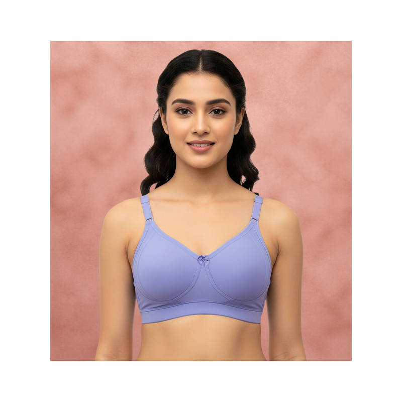 Shyaway Susie Heron Blue Side Encircle Laminated Cup High Support Bra (32C)