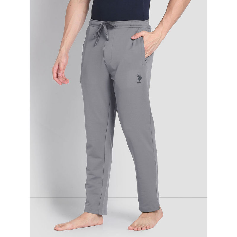U.S. POLO ASSN. Grey High Stretch AR001 Track Pants (XL)