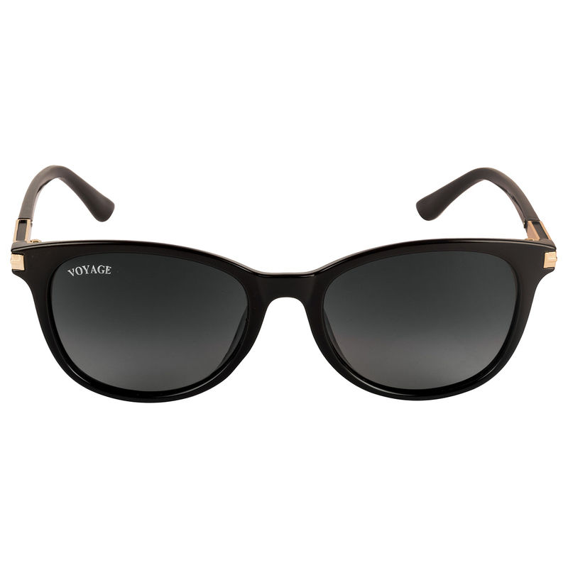 Voyage Black Oval SunglassesP137MG3172 Buy Voyage Black Oval