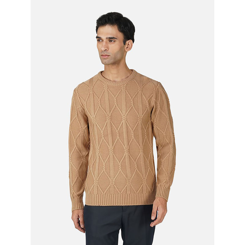 JOE Hazel Men Camel Brown Sweater (M)