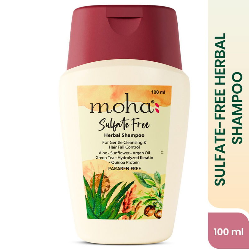 Moha Sulfate-Free Herbal Shampoo Gentle Shampoo For Healthy Hair And Scalp