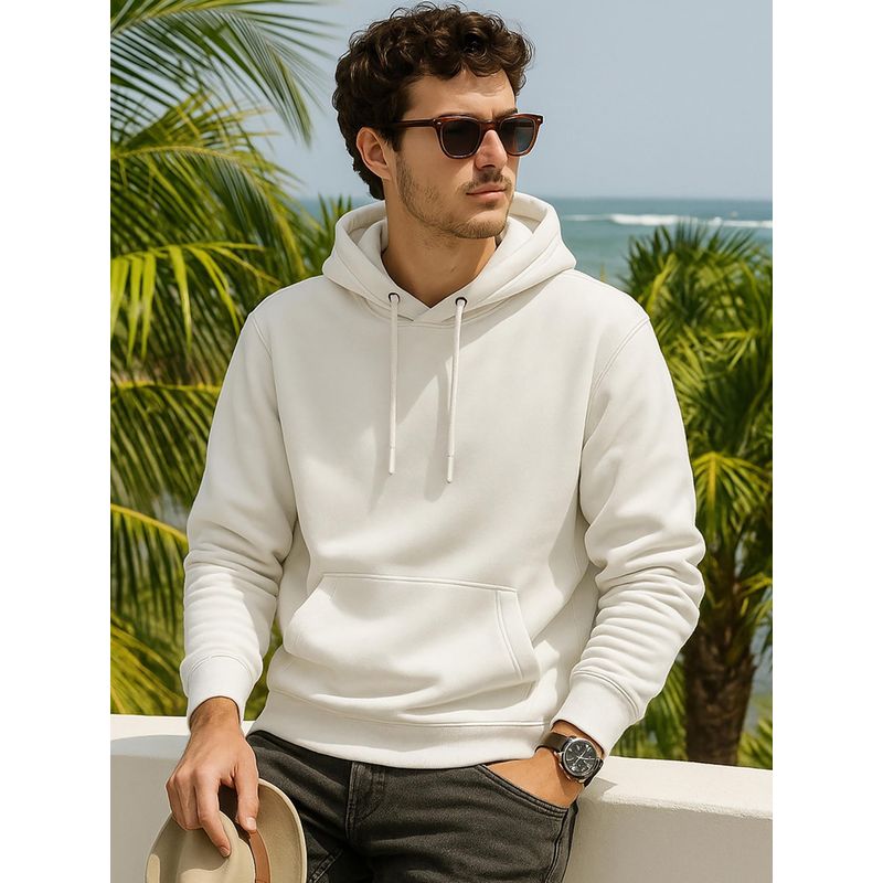 Bewakoof Heavy Duty 1.0 Men's Gardenia Oversized Hoodies (XL)