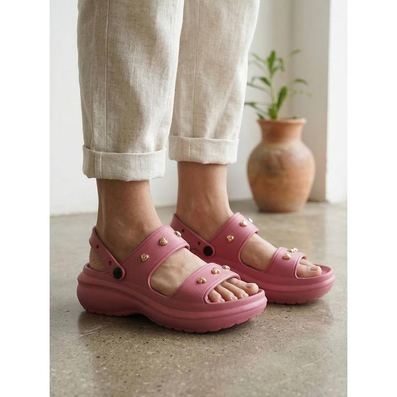 ELLE Women Pink Sandals (EURO 36)