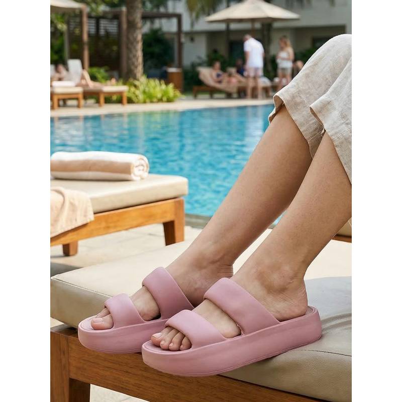 ELLE Women Pink Sandals (EURO 38)