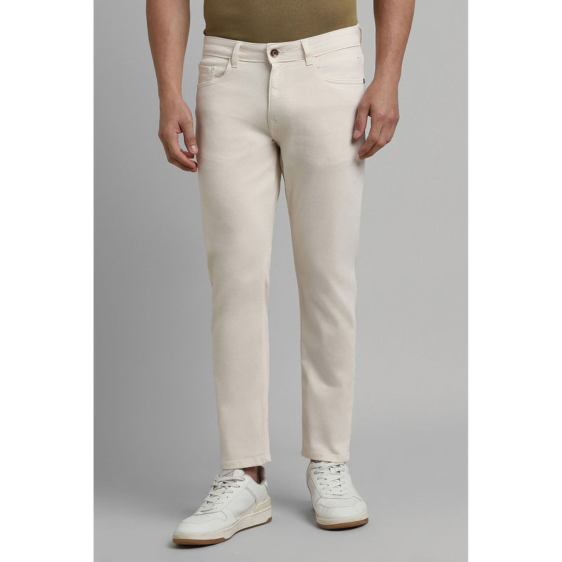 Simon Carter Solid White Jeans (30)