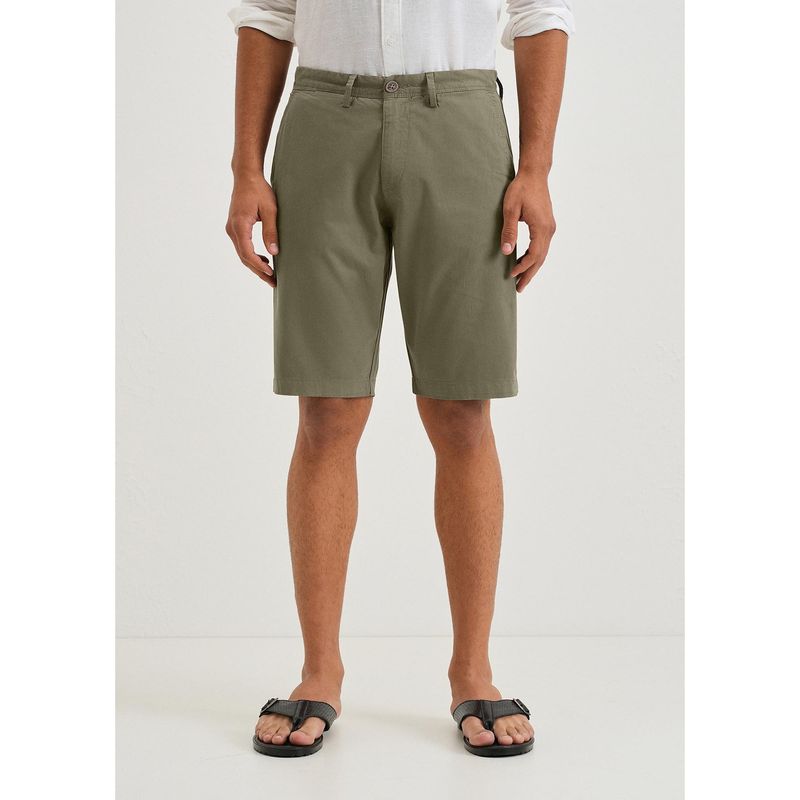 Banana Club Light Olive Shorts (36)