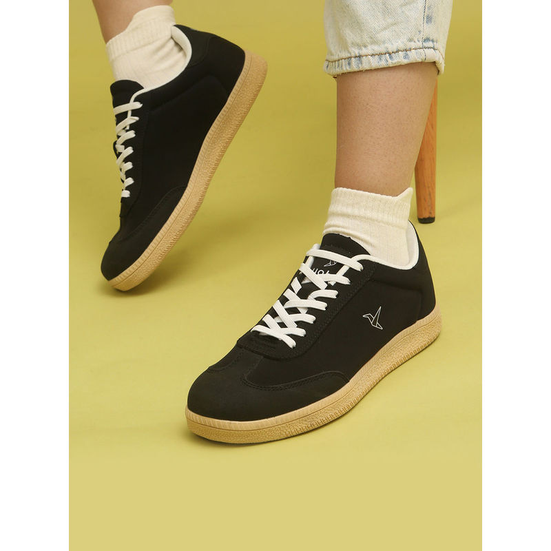 Yoho Black Quoi Sneakers for Women (UK 6)