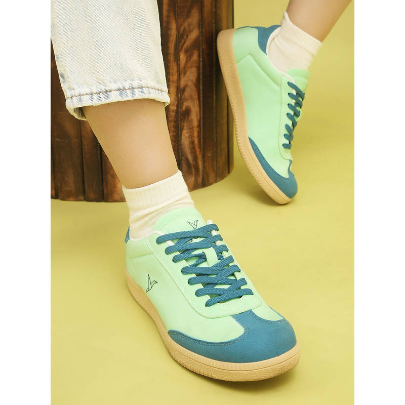Yoho Green Quoi Sneakers for Women (UK 4)