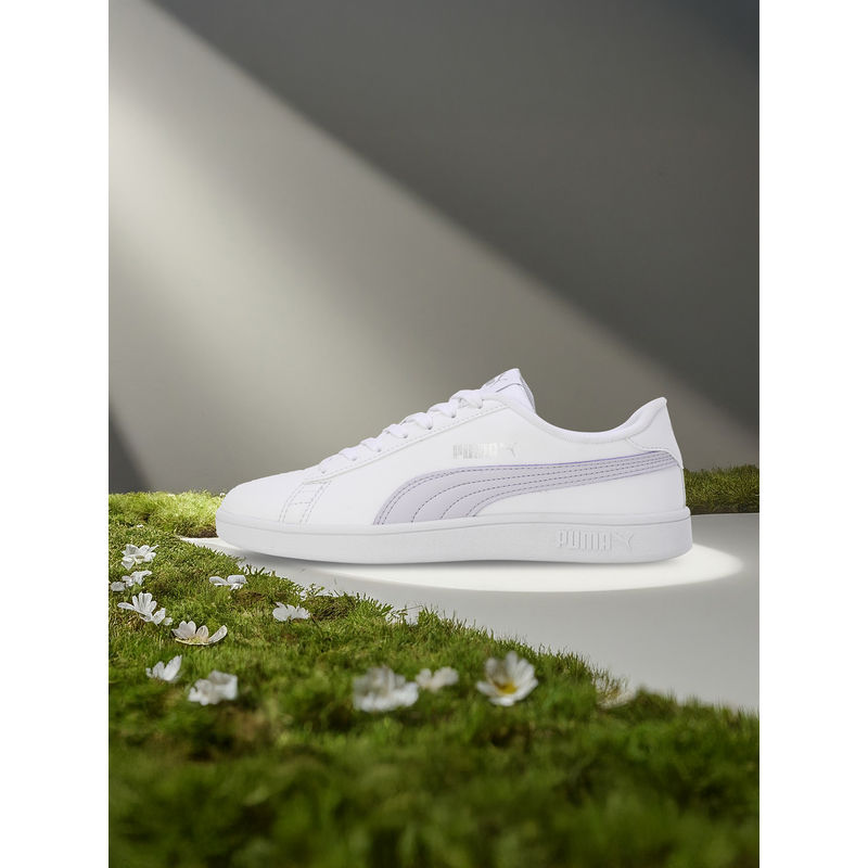 Puma Smashic Womens White Sneakers (UK 6)