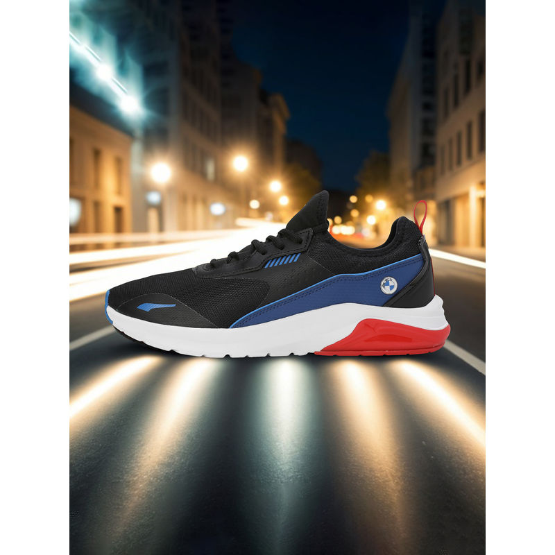 Puma BMW MMS Electron E Pro IN Unisex Black Sneakers (UK 8)