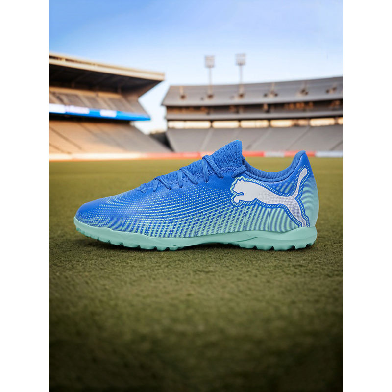 Buy Puma Future 7 Play Tt Unisex Blue Football Shoes Online