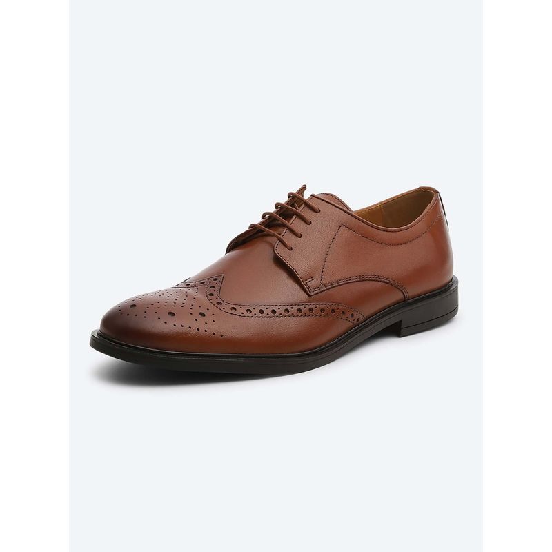 Monte Carlo Men Contemporary Tan Formal Brogues (UK 11)