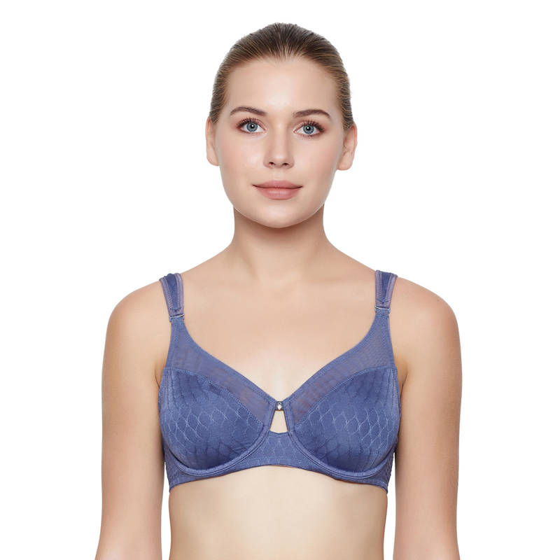 Triumph Azalea Minimizer Wired Non-Padded Bra - Blue (38C)