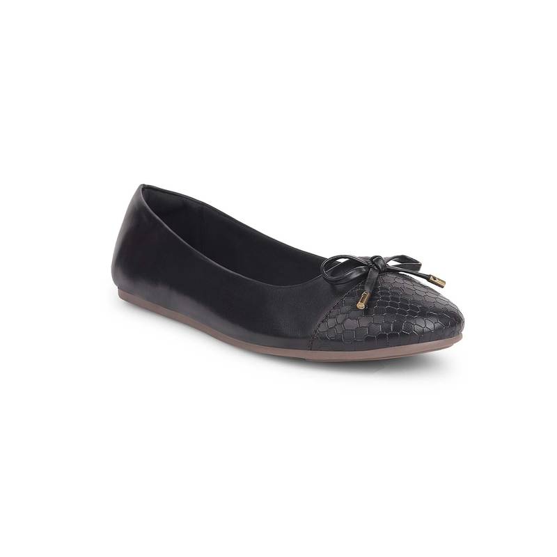 Bata Black Women Casual Ballerina Everyday Comfort Design (3)
