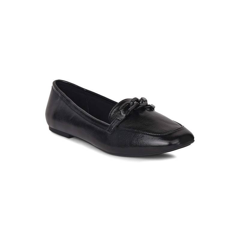 Bata Black Women Casual Loafers Soft Cushion Flexible Comfort Fit (3)