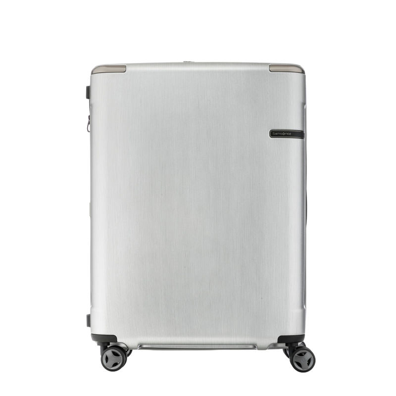 Samsonite Trolley Bag Suitcase For Travel | Trolley Bag | Evoa Spinner Check-in Luggage Bag, 75 Cms, Brushed Silver