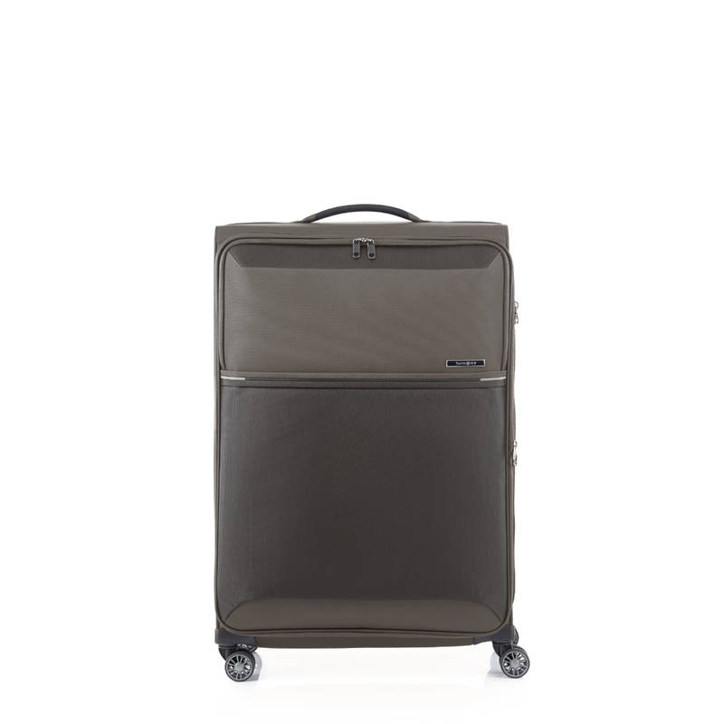 Samsonite Trolley Bag Suitcase For Travel | 73H 78 Cms Nylon Spinner Softsided Large Check-in Luggage | Trolley Bag For Men Women, Platin Grey