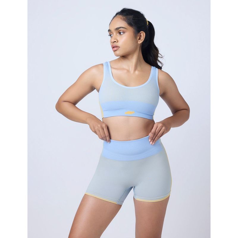 FEIER Blue Duet Scoop Sports Bra (S)