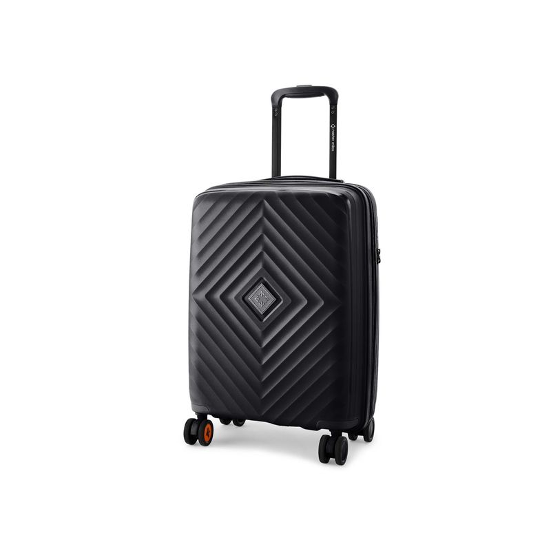 Nasher Miles Antwerp Polypropylene Check-In Black Trolley Bag (M)
