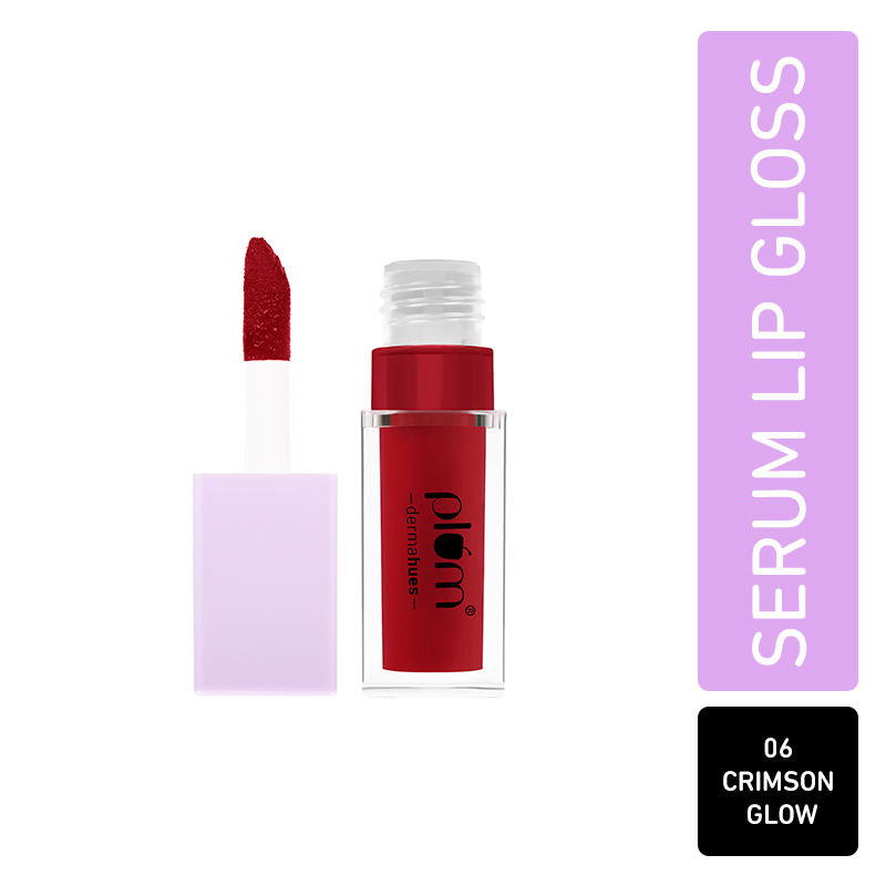 Plum Dermahues Serum Lip Gloss - 06 Crimson Glow