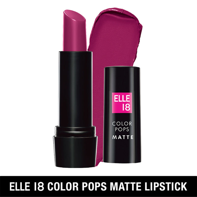 Elle 18 Color Pops Matte Lipstick - Grape Riot