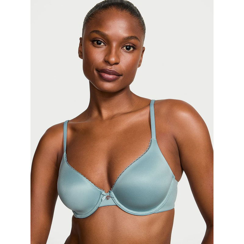 Victoria's Secret Blue Lightly Lined Full-Coverage Smooth Bra (32D)