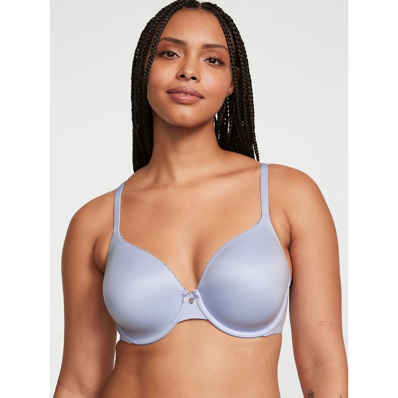 Victoria's Secret Blue Lightly Lined Full-Coverage Smooth Bra (38DDD)