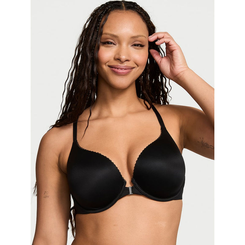 Victoria's Secret Black Perfect Shape Lace Racerback Push-Up Bra (32B)