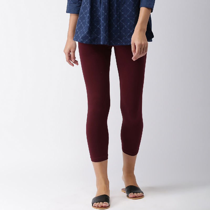Go Colors Bright Marron Legging Cropped Buy Go Colors Bright Marron