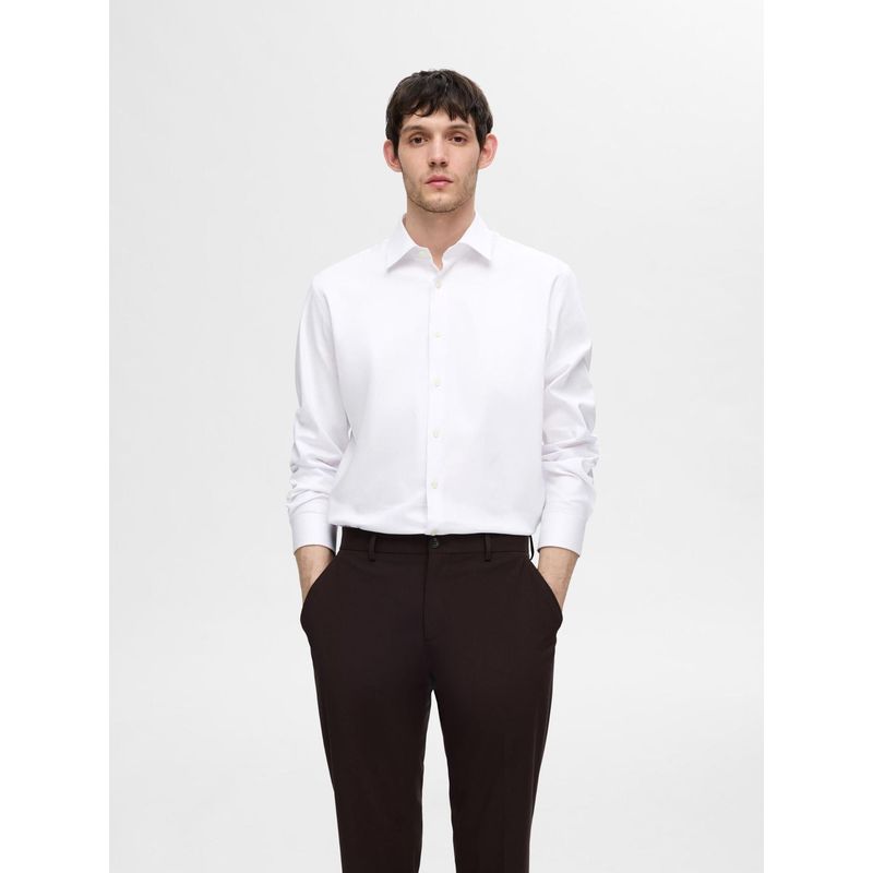 Selected White Organic Cotton Performance Shirt (S)