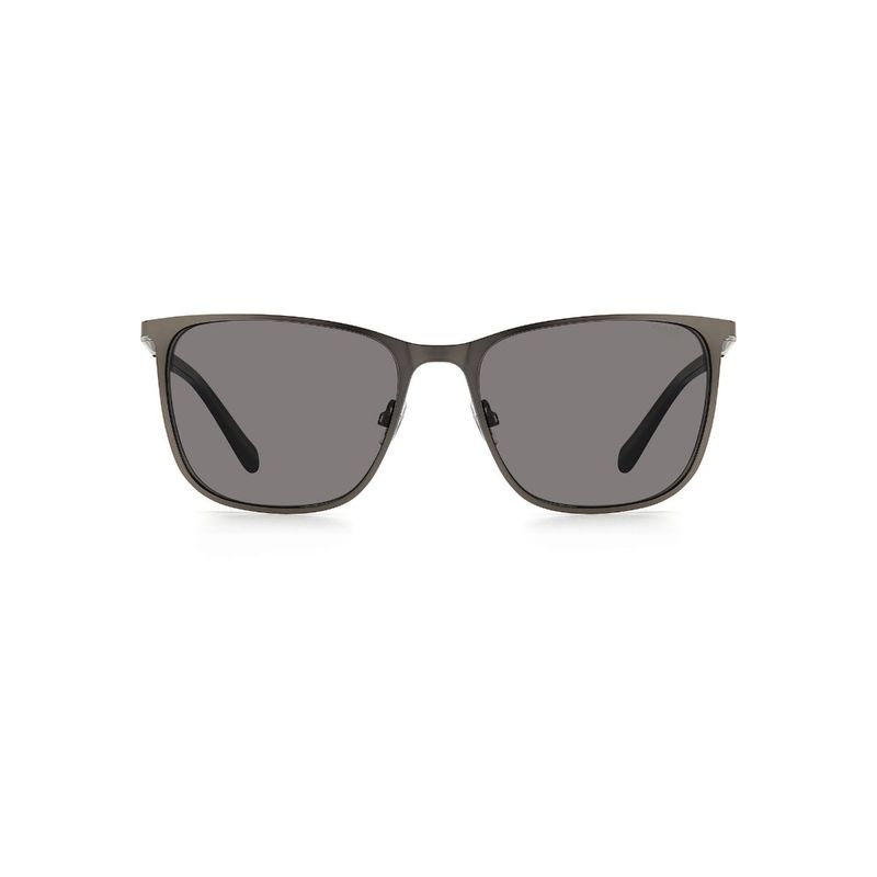 Buy Fossil Grey Polarized Lens Rectangle Sunglass FullRim Matte Dark