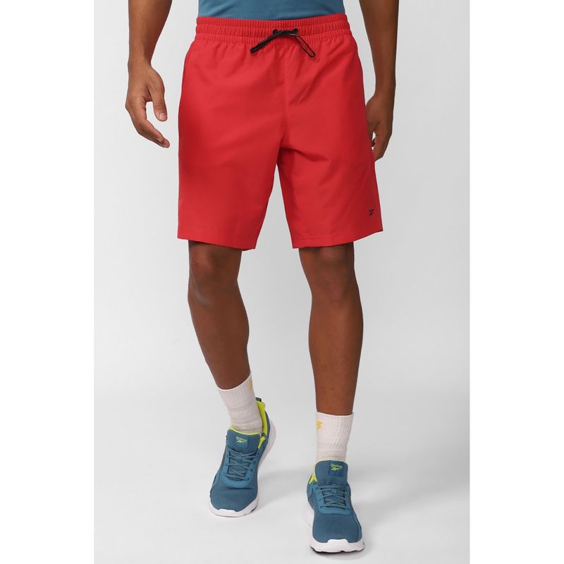 Reebok Mens Wor Woven Red Solid Shorts (XL)