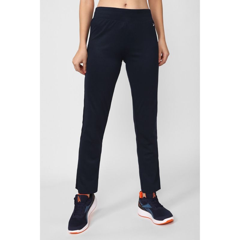 Celine Embroidered Cotton Track Pants Grey/Black for Women