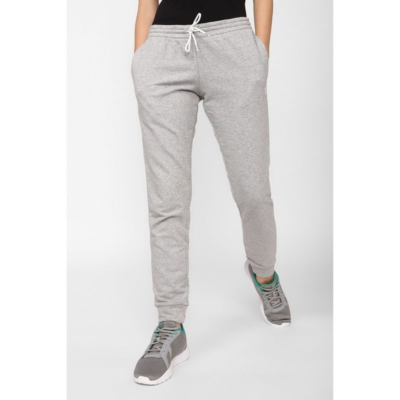 Reebok Women Ri French Terry Grey Textured Sweat Pant (XS)