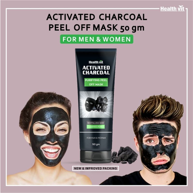 Charcoal activated peel off mask