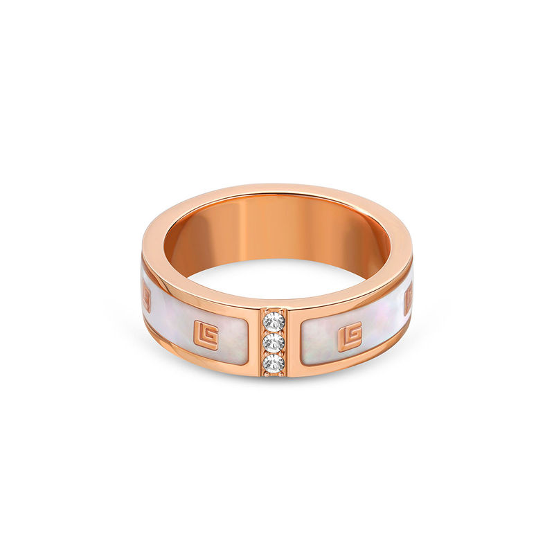 Guy Laroche Grace Stainless Steel Women Rose Gold Ring (12)