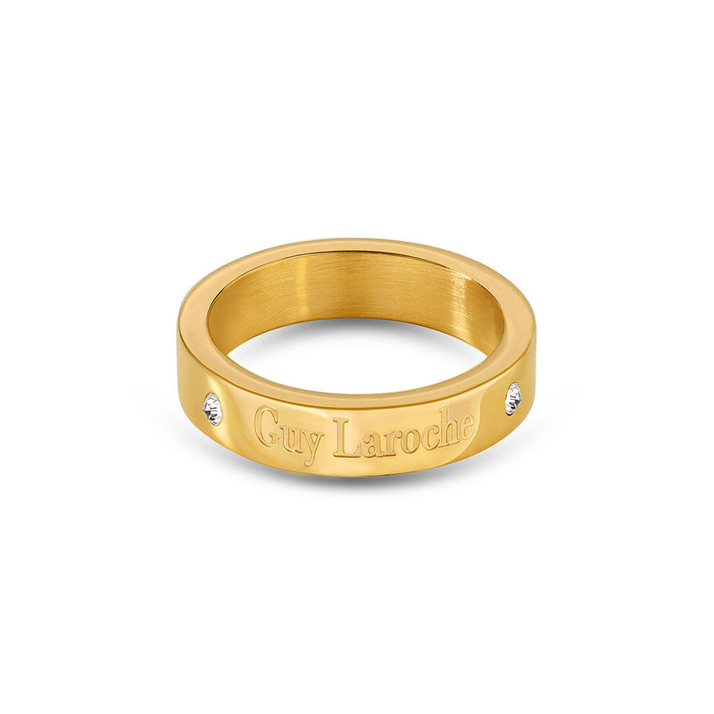 Guy Laroche Aurore Stainless Steel Women Gold Ring (12)