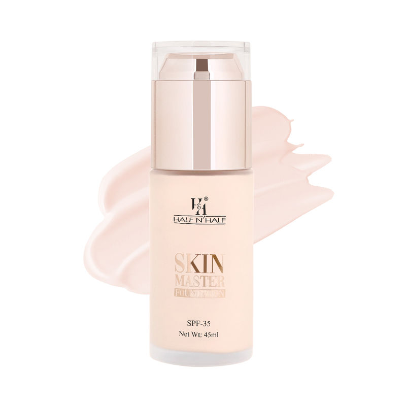 Half N Half Skin Master Weightless Matt Finish Foundation SPF-35 01 Fair Ivory