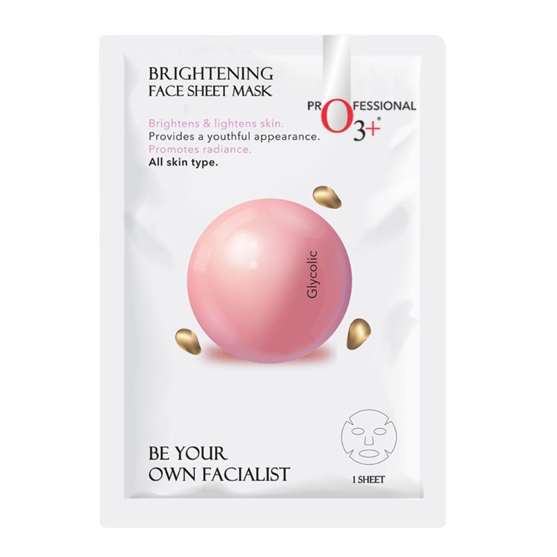 O3+ Facialist Brightening Face Sheet Mask With Glycolic