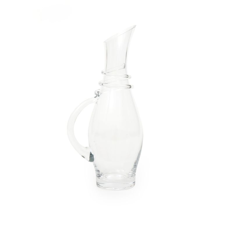 Ez Life TriSwirl Series LeadFree Crystal Glass Decanter Jug With