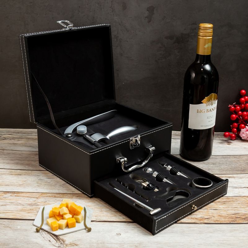 Buy Ez Life Luxury Wine Kit 9 Piece Wine Accessories In Classy